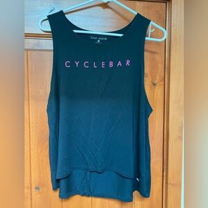 Black w/ pink Tavi CycleBar tank, medium, Very gently used condition no flaws